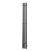 Изображение Полотенцесушитель электрический Point Фрея П2 10x120 графит блеск Полотенцесушитель электрический Point Фрея П2 10x120 графит блеск , изображение 2