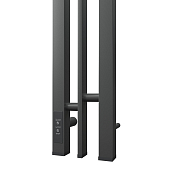 Изображение Полотенцесушитель электрический Point Фрея П2 10x120 графит блеск Полотенцесушитель электрический Point Фрея П2 10x120 графит блеск , изображение 3