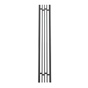 Полотенцесушитель электрический Point Фрея П2 18x120 графит блеск , изображение 1
