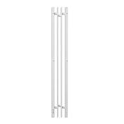 Изображение Полотенцесушитель электрический Point Фрея П2 14x120 белый Полотенцесушитель электрический Point Фрея П2 14x120 белый , изображение 1