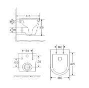 Изображение Унитаз подвесной Point Венера PN41071 Унитаз подвесной Point Венера PN41071 , изображение 7