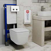 Изображение Кнопка смыва Point Венера PN44071WC белый/хром Кнопка смыва Point Венера PN44071WC белый/хром , изображение 4