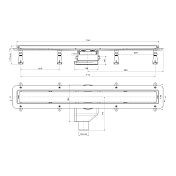 Душевой лоток Point Гермес PN50175 75 см сталь , изображение 6