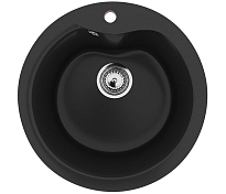 Изображение Мойка кухонная Ulgran U-102-308 черный Мойка кухонная Ulgran U-102-308 черный , изображение 1