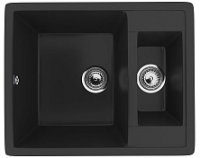 Изображение Мойка кухонная Ulgran U-106-308 черный Мойка кухонная Ulgran U-106-308 черный , изображение 1