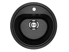 Изображение Мойка кухонная Ulgran U-700-308 черный Мойка кухонная Ulgran U-700-308 черный , изображение 1