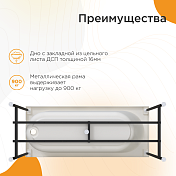 Изображение Акриловая ванна Radomir Вальс 170х70 Акриловая ванна Radomir Вальс 170х70 , изображение 8