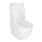 Унитаз-компакт Azario Renda AZ-8693 безободковый , изображение 3