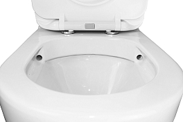 Унитаз-компакт Azario Renda AZ-8693 безободковый , изображение 7
