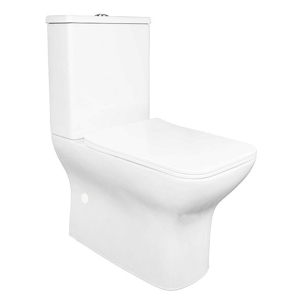 Унитаз-компакт Azario Fresco AZ-8302 безободковый , изображение 1