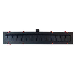 Фото Душевой лоток Azario D50 Medium AZ-CH 850/50 MC с черной решеткой 85 см