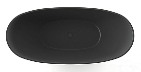 Фото Акриловая ванна Azario Glasgow GLA18080MB 180х80 см черная матовая