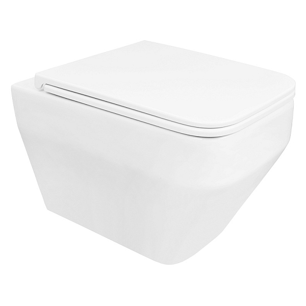 Унитаз подвесной Azario Moneo AZ-0062 безободковый , изображение 1