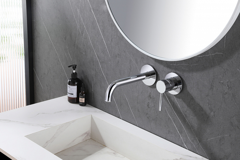 Смеситель Abber Wasser Kreis AF8112 для раковины, хром , изображение 2