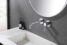 Смеситель Abber Wasser Kreis AF8112 для раковины, хром , изображение 2
