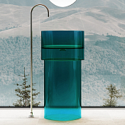 Раковина Abber Kristall AT2701Aquamarin-H 45 см , изображение 1